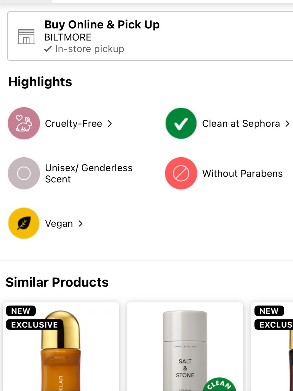 NIB! Salt & Stone Black Rose & Oud Deodorant Unisex - Picture 8 of 8